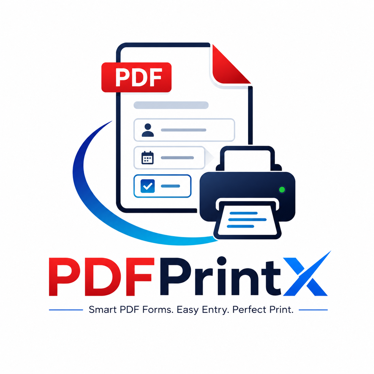 PDF PrintX footer logo
